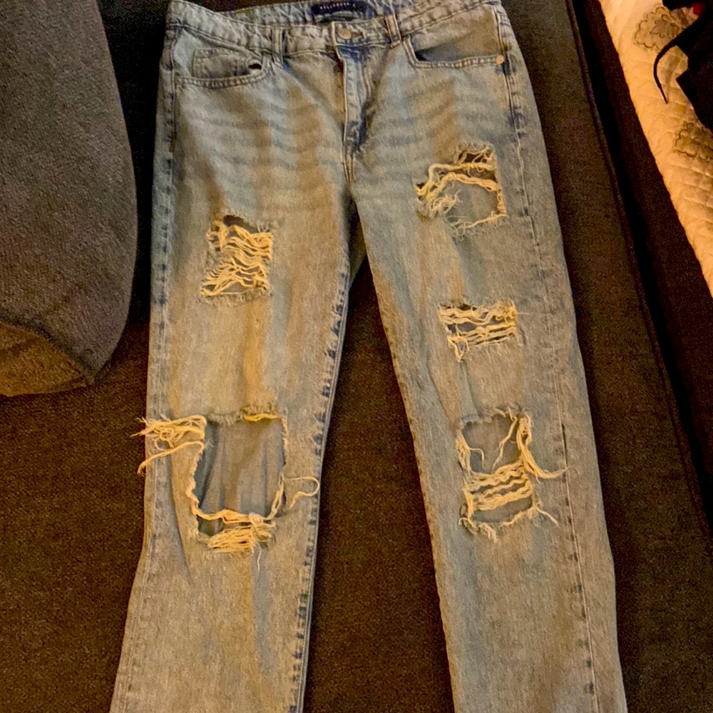 Womens Aero ripped denim jeans